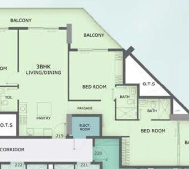 Floor Plan 3 Bhk