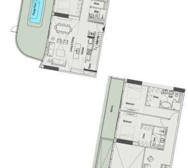 Floor Plan 4 Bhk Duplex