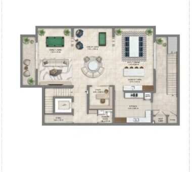 Floor Plan 5 Bedroom Villa Basement