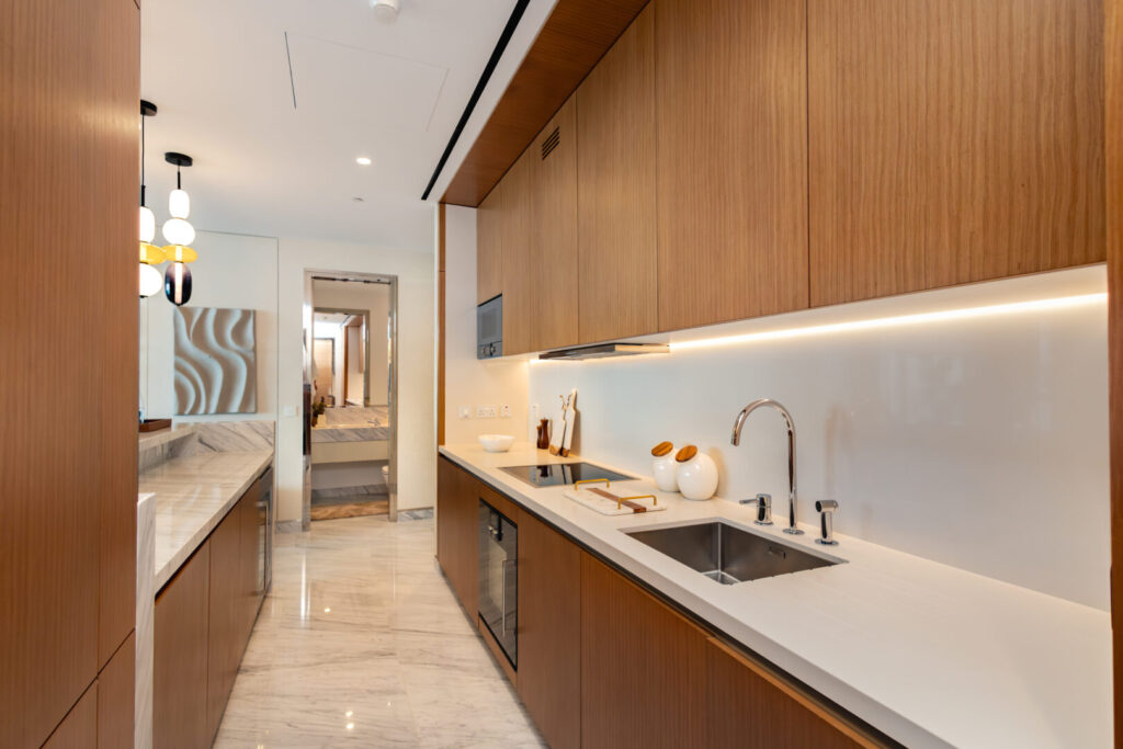 Kitchen and Halway
