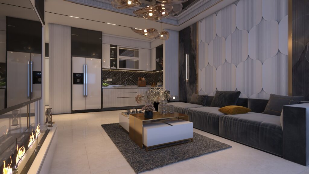 Living and Kitchen
