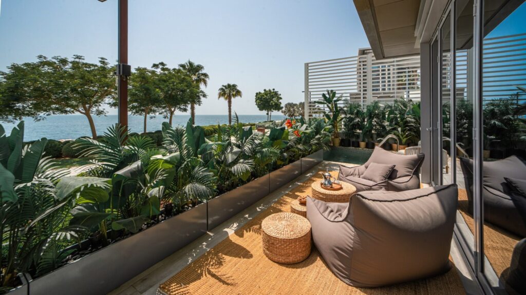 Sea view terrace