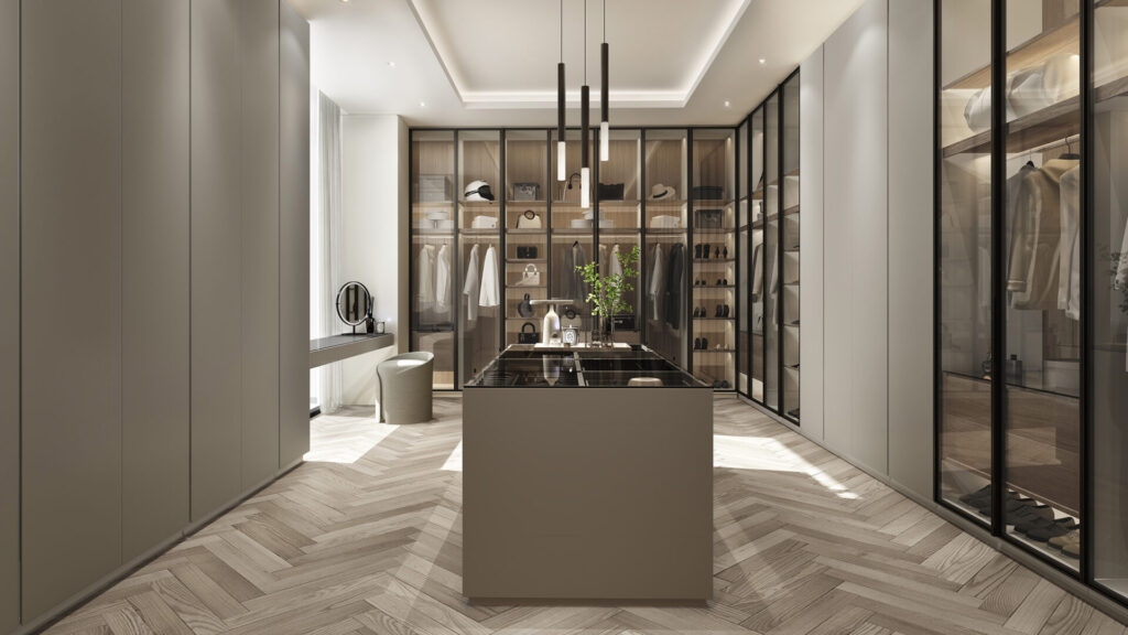 The Sanctuary - Master walk-in closet