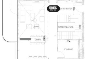 Floor Plan 5 BHK Etage 1