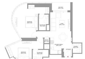 Grundriss 2BHK